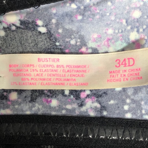 PINK Victoria’s secret 34D galaxy strapless bra - Picture 9 of 15